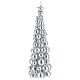 Christmas candle Moscow silver tree 12 in s1