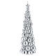 Christmas candle Moscow silver tree 12 in s2