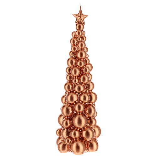 Vela navideña árbol Moscú cobre 30 cm 1