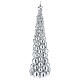 Christmas candle Moscow tree silver finish 18 1/2 in s2