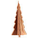 Vela navideña árbol Oslo cobre 26 cm s2