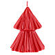 Red Christmas tree candle Tokyo 5 in s2