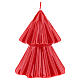 Vela de Natal árvore vermelha modelo Tokyo 12 cm s1