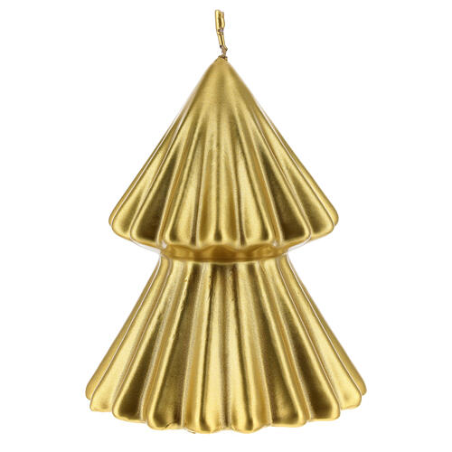 Golden Christmas tree candle Tokyo 5 in 1