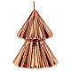 Copper Christmas tree candle Tokyo 5 in s1