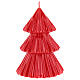 Vela de Natal árvore vermelha modelo Tokyo 17 cm s1
