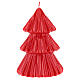 Vela de Natal árvore vermelha modelo Tokyo 17 cm s2