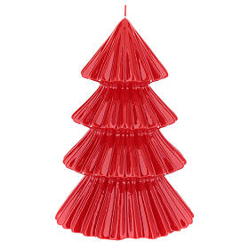 Red Tokyo Christmas candle tree shape 9 in