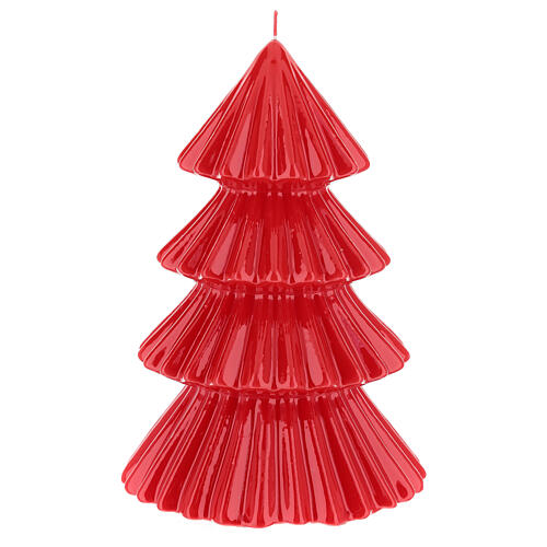 Red Tokyo Christmas candle tree shape 9 in 2