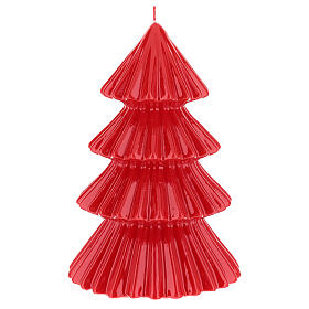 Red Tokyo Christmas candle tree shape 9 in