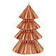 Vela de Natal árvore cor cobre modelo Tokyo 23 cm s2