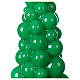 Mosca green Christmas candle 21 cm s2