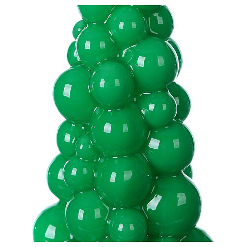 Christmas tree candle Mosca green 21 cm 2