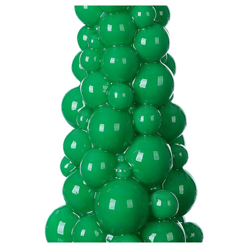 Mosca green Christmas candle 30 cm 2