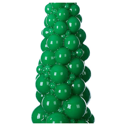 Mosca green Christmas candle 47 cm 2