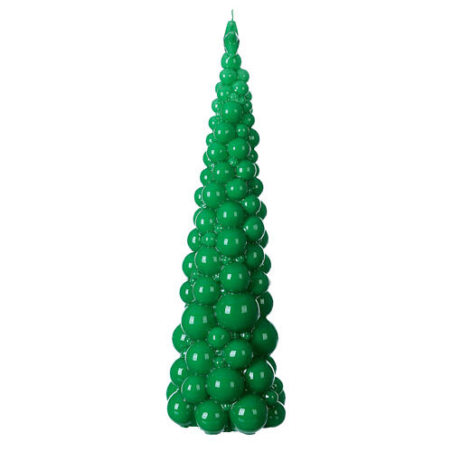 Vela navideña árbol Mosca verde 47 cm 3