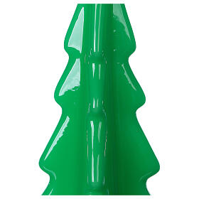 Oslo green Christmas candle 20 cm