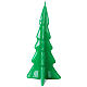 Świeczka bożonarodzeniowa drzewo Oslo kolor zielony, h 20 cm s3