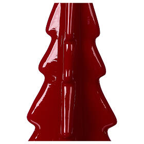 Oslo burgundy Christmas candle 20 cm