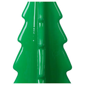 Oslo green Christmas candle 26 cm