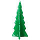 Oslo green Christmas candle 26 cm s3