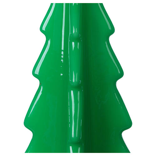 Świeczka bożonarodzeniowa drzewo Oslo zielony kolor, h 26 cm 2