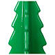 Świeczka bożonarodzeniowa drzewo Oslo zielony kolor, h 26 cm s2