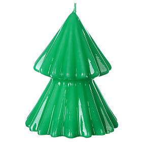 Christmas tree candle in Tokyo green 12 cm