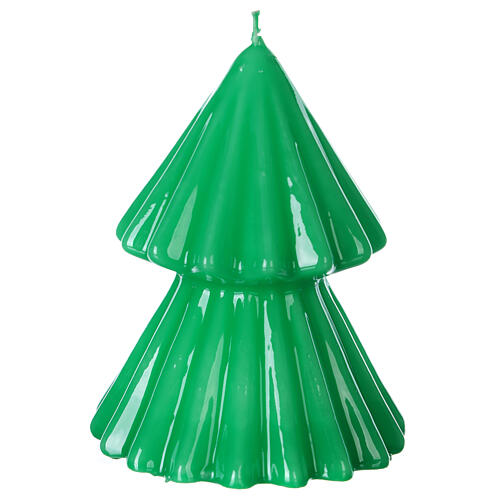 Christmas tree candle in Tokyo green 12 cm 2