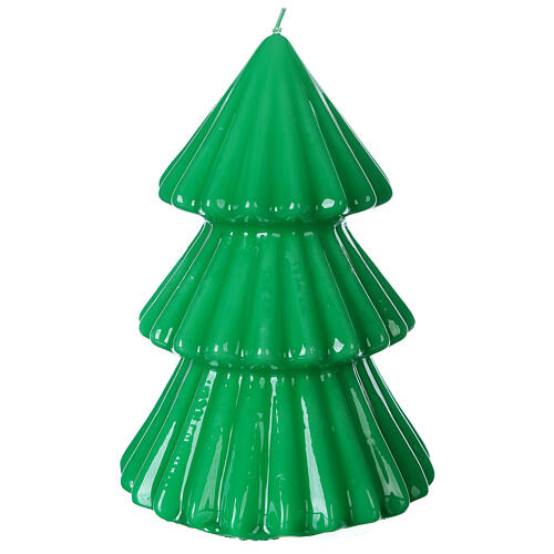 Candela natalizia albero Tokio verde 17 cm 3