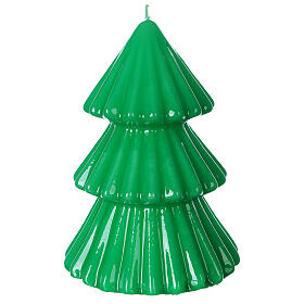 Pine tree candle in Tokyo green 17 cm