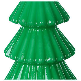 Pine tree candle in Tokyo green 17 cm