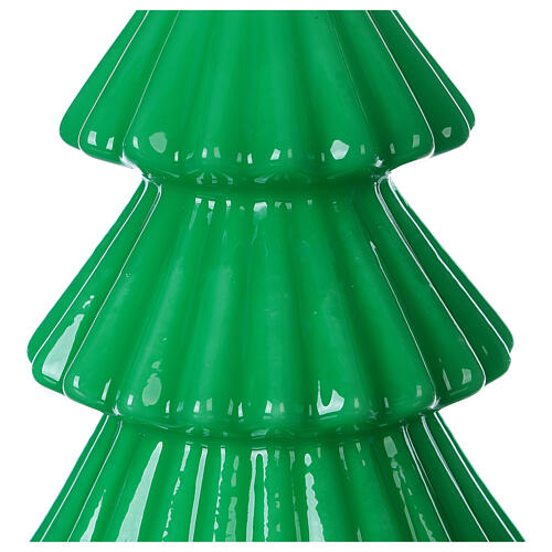 Pine tree candle in Tokyo green 17 cm 2