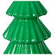 Pine tree candle in Tokyo green 17 cm s2