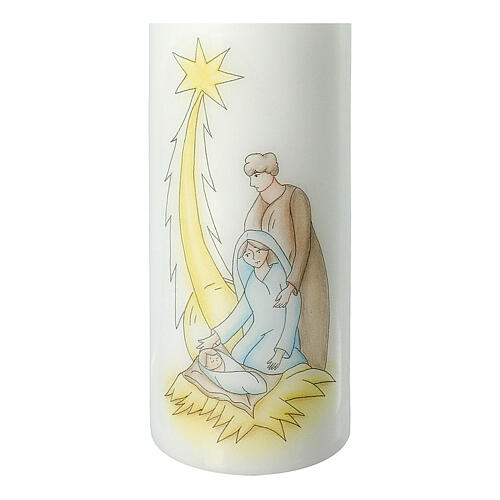 Candle, Holy Family with comet, 165x60 mm 2