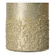 Christmas candles, gold and glitter, set of 4, 110x60 mm s3