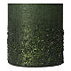Christmas candles, green and glitter, set of 2, 170x70 mm s3