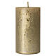 Christmas candles, old gold, set of 2, 170x70 mm s2