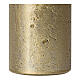 Świece bożonarodzeniowe złoto antyczne 110x60 mm, 4 sztuki s3
