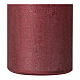Red ruby Christmas candles, set of 2, 170x70 mm s3