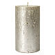 Christmas candles in titanium gray 2 pcs 170x70 mm s2