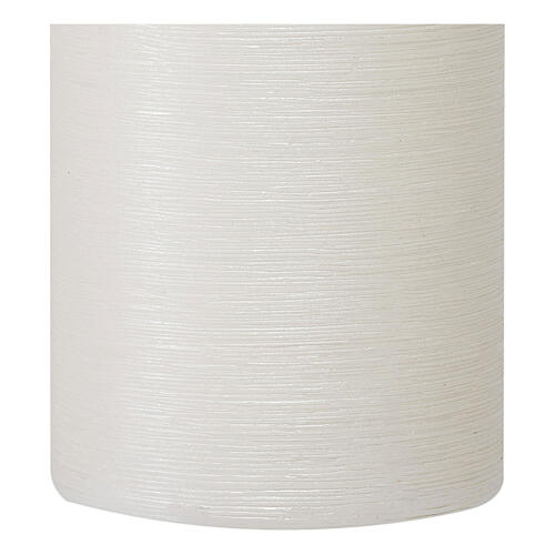 Christmas candles, satin white, set of 4, 150x60 mm 3
