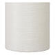 White Christmas candles satinated 4 pcs 130x70 mm s3