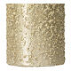 Christmas candle in light gold glitter 4 pcs 150x70 mm s3