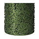 Candele natalizie verde glitter 4 pz 100x60 mm s3