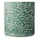 Velas navideñas 4 piezas verdes copos blancos 150x60 mm s3