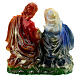 Candela Sacra Famiglia pecore 10x10x5 cm s4