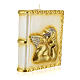 Book-shaped candle with embossed angel 15x10x10 cm s3