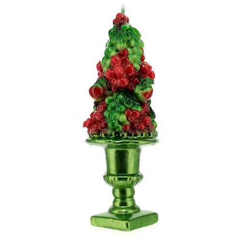 Kerze Obstbaum Amphore, 10 cm 3