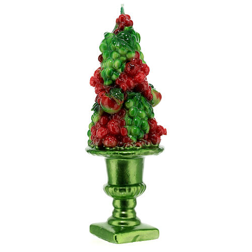 Kerze Obstbaum Amphore, 10 cm 4